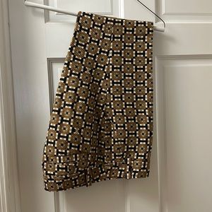 tory burch pattern trouser